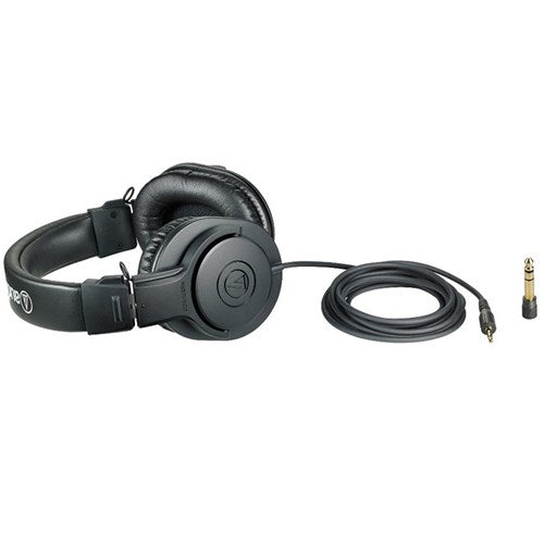 Audio Technica ATH M20x Monitoring Headphones 3m Cable Version Blac