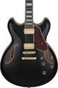 Ibanez AS93BCBK Semi-Hollow Electric Guitar Black