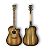 FL Dreadnought, Australian Blackwood Face back & sides, cutaway, Sunburst, white plastic binding