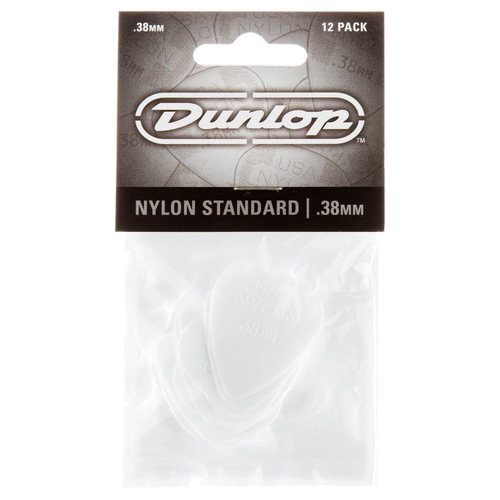 Jim Dunlop JP238 Nylon Greys Guitar Pick 12 Pack – .38mm