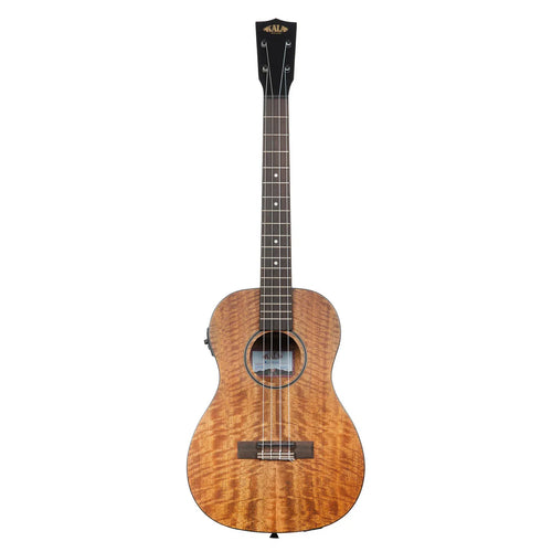 Kala Curly Mango Baritone Ukulele with EQ KA-CM-BE