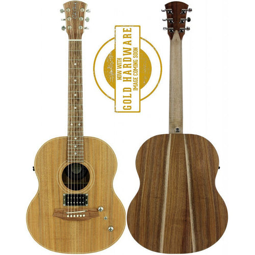 Cole Clark LL2E LL Mini True Hybrid Blackwood, Blackwood LL2E-BLBL-HUM