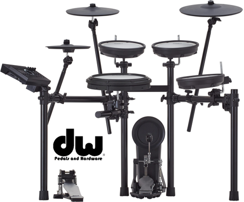 Roland TD17KV2SDW V-Drums Kit & Hardware Bundle with DW 3000 Series Hardware Pack