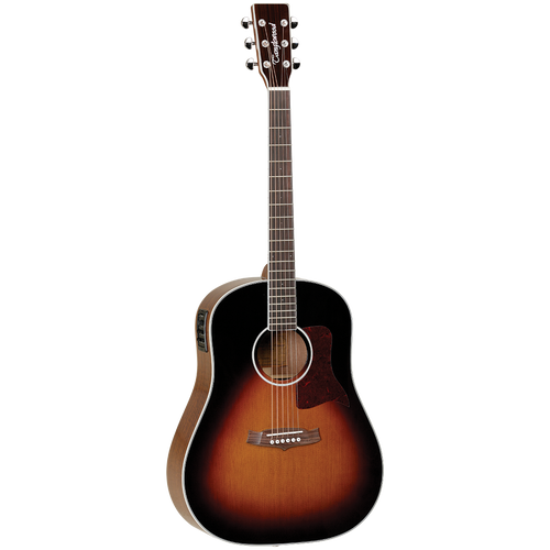 Tanglewood 15SDTE Sundance Performance Pro Sloped Shoulder Dreadnought Torrefied Top with ABS Case