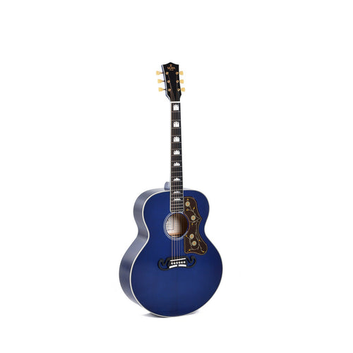 Sigma GJA-SG200-RBL Grand Jumbo Guitar in Royal Blue