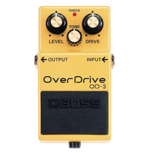 Boss OD-3 OverDrive Distortion Pedal, Boss, Haworth Music