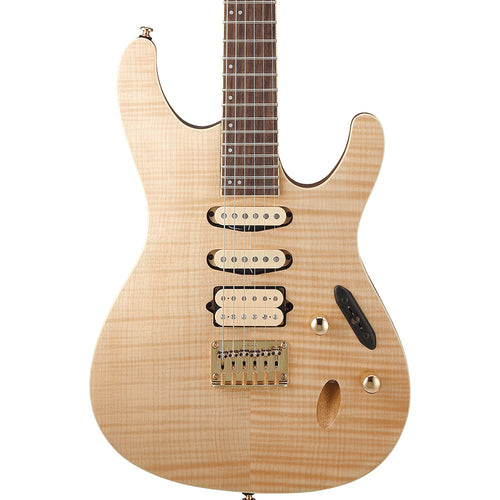 Ibanez SEW761FM NTF Electric Guitar In Natural Flat