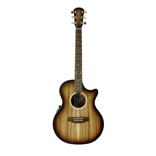 Cole Clark Angel 2 With Pickup & Cutaway Acoustic Guitar in Sunburst