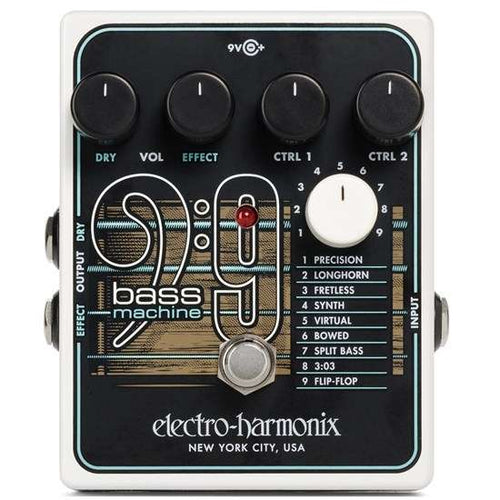 Electro Harmonix Bass9 Bass Machine Effect Pedal