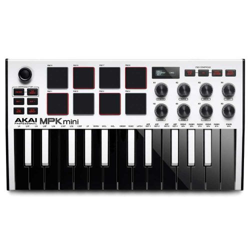 Akai mpk mini mk3 midi keyboard & mpc pad controller 25 deals key