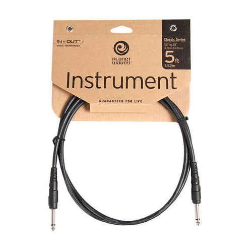 D'Addario Planet Waves - Classic Series Instrument Cable - 5ft