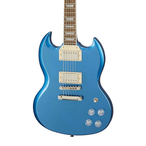 Epiphone SG Muse Radio Blue Metallic Electric Guitar, Haworth Guitars