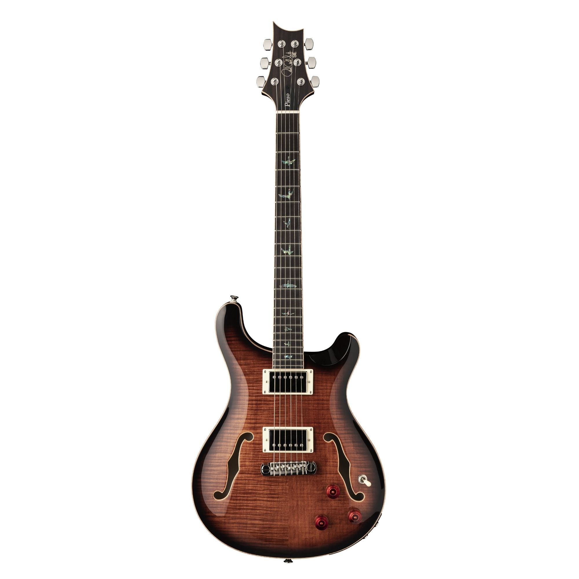 PRS Paul Reed Smith SE Hollowbody II Piezo Electric Guitar in Black Go